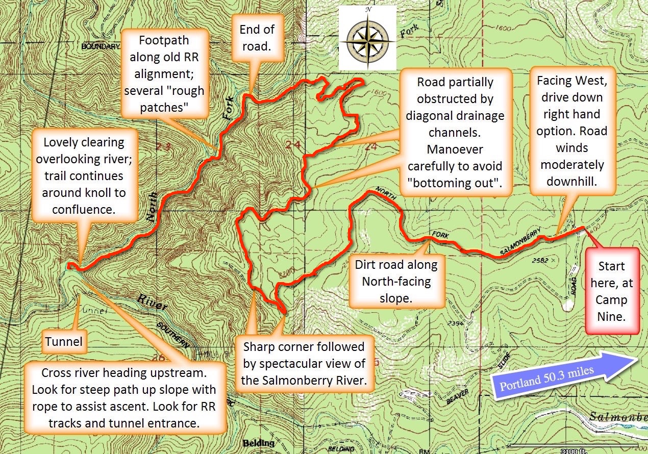 North Fork of the Salmonberry Trail